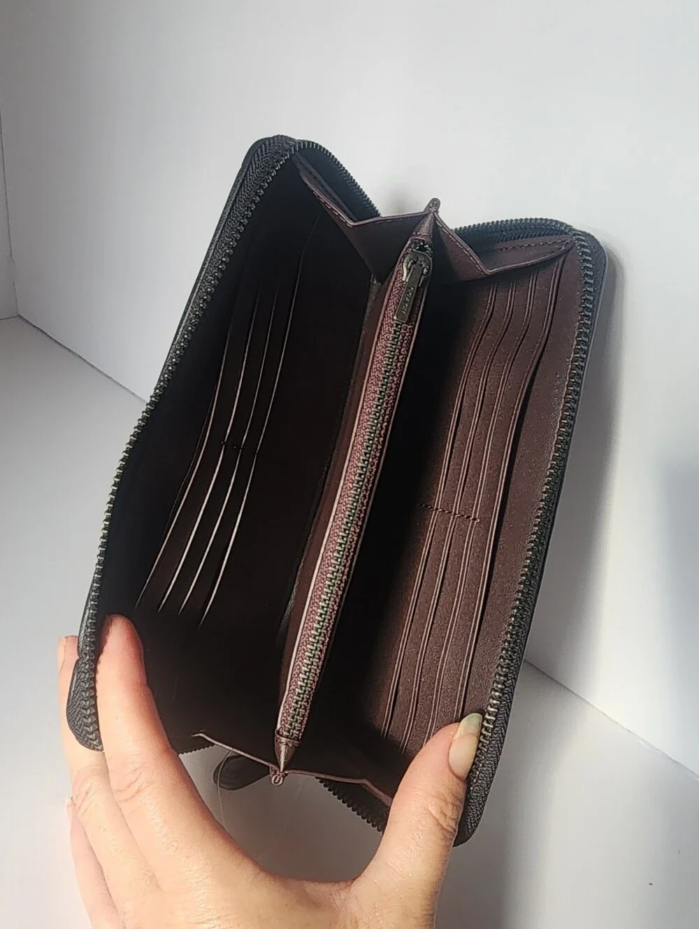 Coach Quilted Wallet (Black)